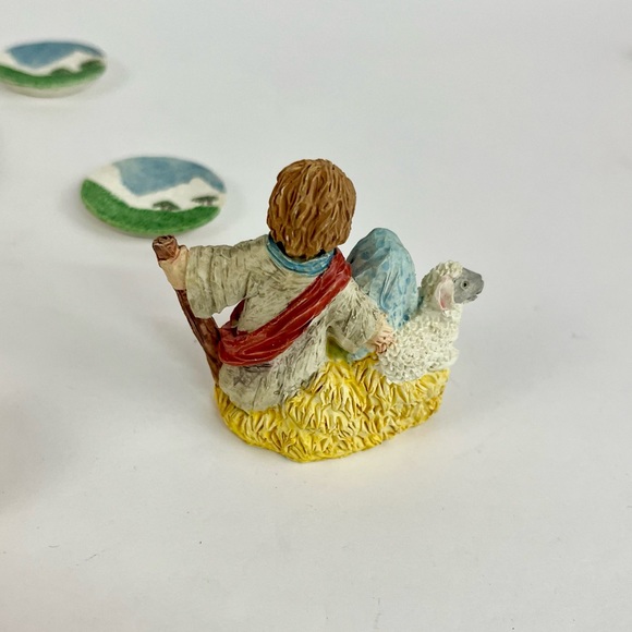 White Religious Tea Set Collection 7 Piece Set - Picture 11 of 15